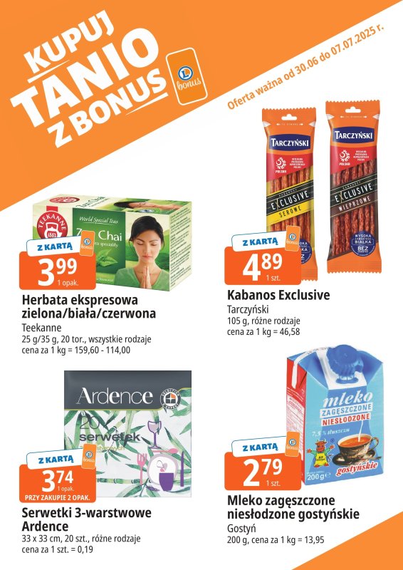 Leclerc - gazetka promocyjna Oferta E.Leclerc I Bonus skanujesz, kasę zyskujesz od poniedziałku 30.06 do poniedziałku 07.07 - strona 6