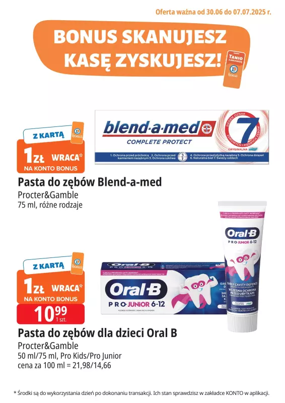 Leclerc - gazetka promocyjna Oferta E.Leclerc I Bonus skanujesz, kasę zyskujesz   - strona 3