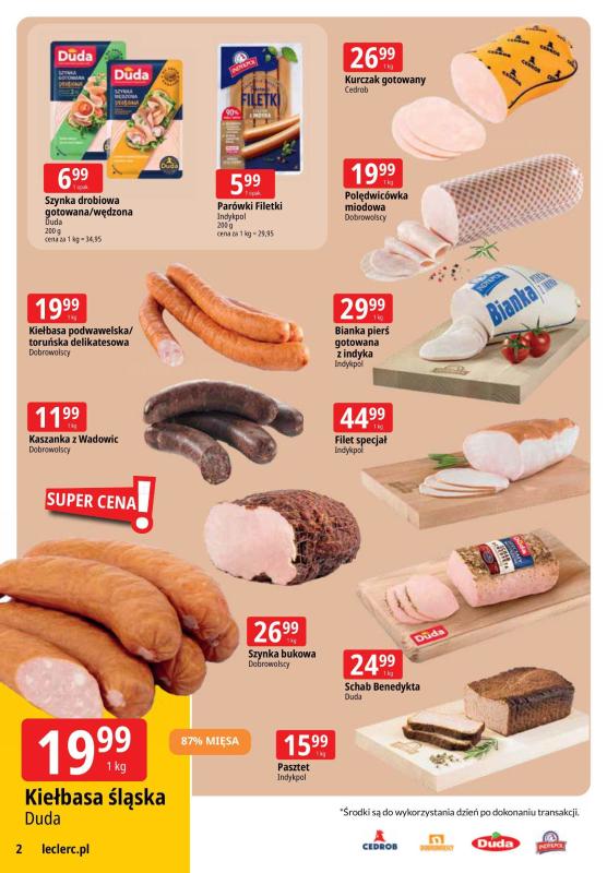 Leclerc - gazetka promocyjna Oferta E.Leclerc I Wybór w dobrej cenie od wtorku 01.07 do poniedziałku 07.07 - strona 2