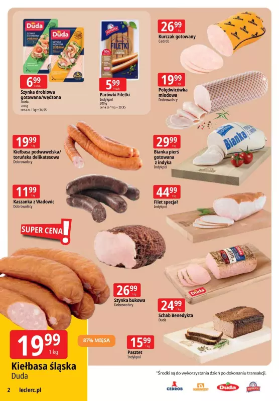 Leclerc - gazetka promocyjna Oferta E.Leclerc I Wybór w dobrej cenie od wtorku 01.07 do poniedziałku 07.07 - strona 2