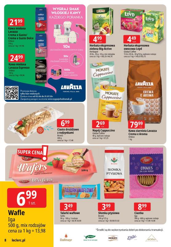Leclerc - gazetka promocyjna Oferta E.Leclerc I Wybór w dobrej cenie od wtorku 01.07 do poniedziałku 07.07 - strona 8