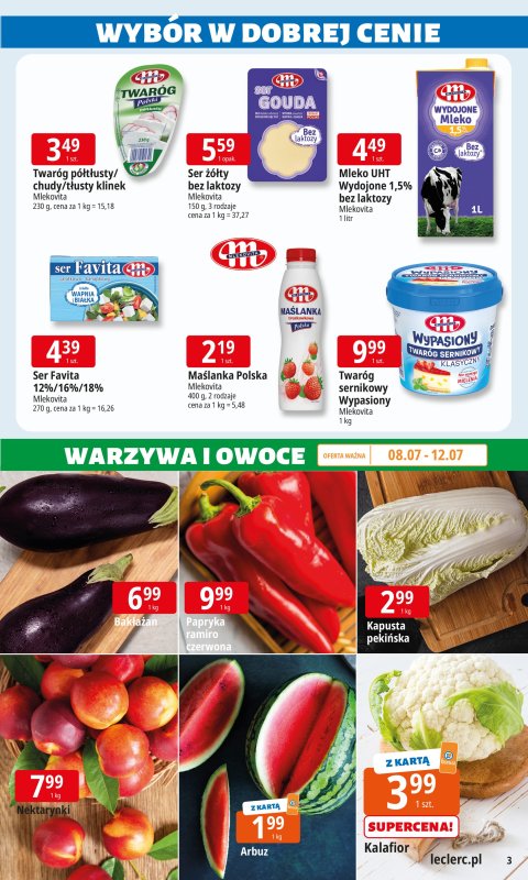 Leclerc - gazetka promocyjna Oferta E.Leclerc I Wybór w dobrej cenie od wtorku 08.07 do soboty 19.07 - strona 3