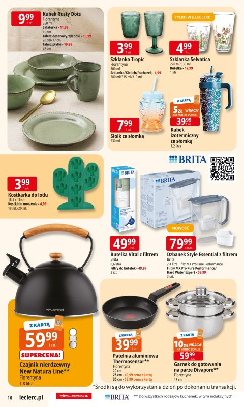 Leclerc - gazetka promocyjna Oferta E.Leclerc I Wybór w dobrej cenie od wtorku 08.07 do soboty 19.07 - strona 16
