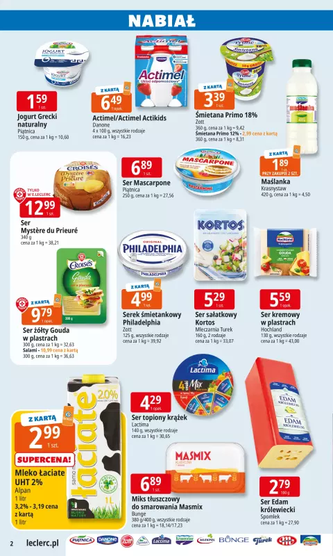 Leclerc - gazetka promocyjna Oferta E.Leclerc I Wybór w dobrej cenie od wtorku 08.07 do soboty 19.07 - strona 2