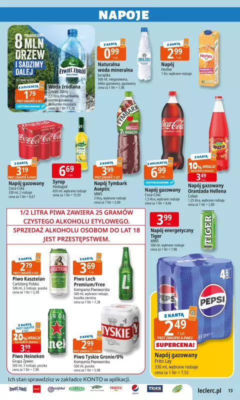 Leclerc - gazetka promocyjna Oferta E.Leclerc I Wybór w dobrej cenie od wtorku 08.07 do soboty 19.07 - strona 13