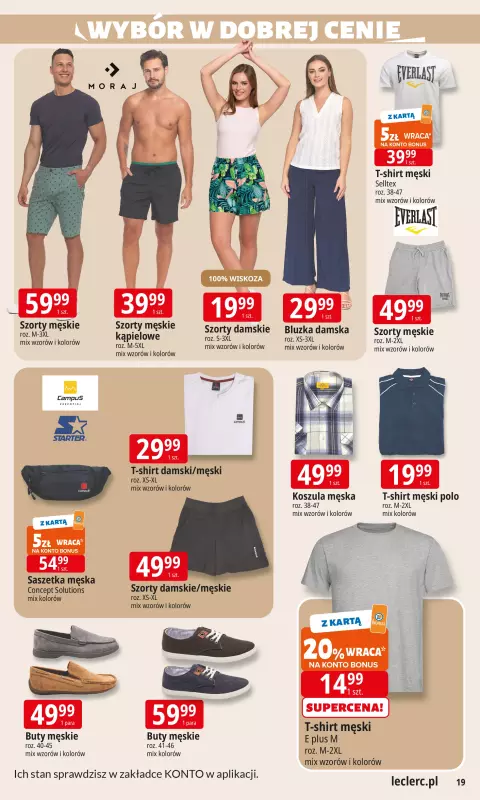 Leclerc - gazetka promocyjna Oferta E.Leclerc I Wybór w dobrej cenie od wtorku 08.07 do soboty 19.07 - strona 19