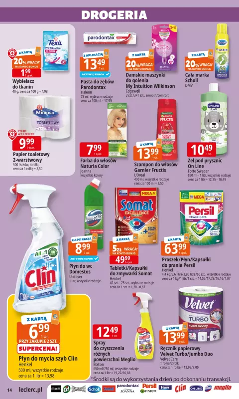 Leclerc - gazetka promocyjna Oferta E.Leclerc I Wybór w dobrej cenie od wtorku 08.07 do soboty 19.07 - strona 14