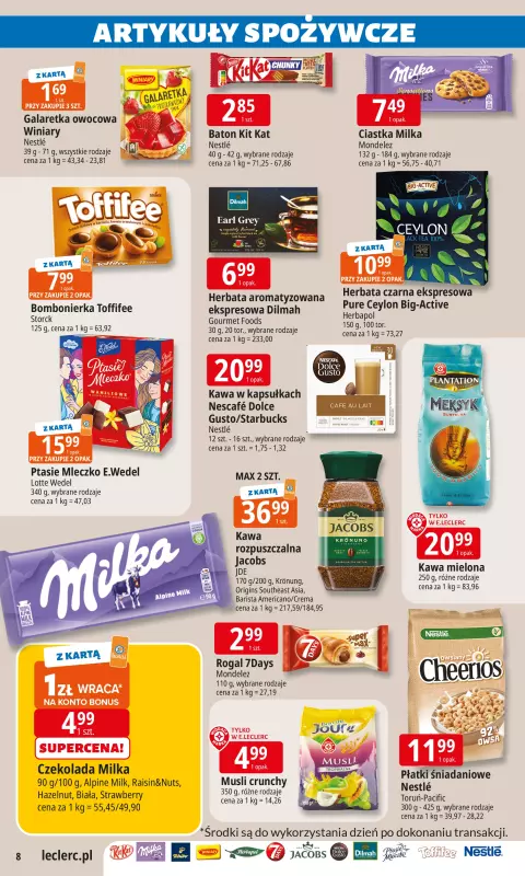 Leclerc - gazetka promocyjna Oferta E.Leclerc I Wybór w dobrej cenie od wtorku 08.07 do soboty 19.07 - strona 8