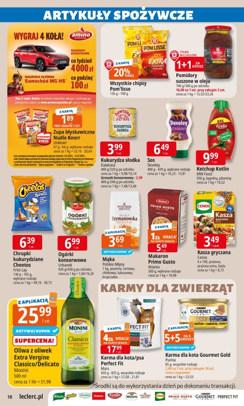 Leclerc - gazetka promocyjna Oferta E.Leclerc I Wybór w dobrej cenie od wtorku 08.07 do soboty 19.07 - strona 10