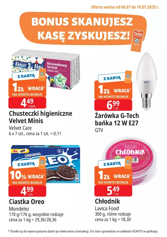 Leclerc - gazetka promocyjna Oferta E.Leclerc I Bonus skanujesz, kasę zyskujesz   - strona 2