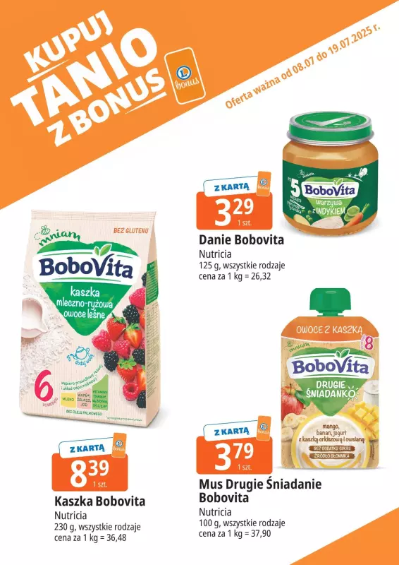 Leclerc - gazetka promocyjna Oferta E.Leclerc I Bonus skanujesz, kasę zyskujesz od wtorku 08.07 do soboty 19.07 - strona 9