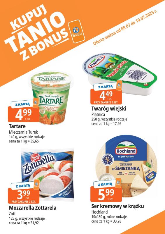 Leclerc - gazetka promocyjna Oferta E.Leclerc I Bonus skanujesz, kasę zyskujesz od wtorku 08.07 do soboty 19.07 - strona 5
