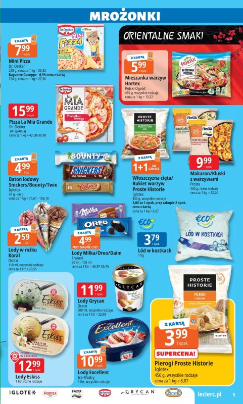 Leclerc - gazetka promocyjna Oferta E.Leclerc od poniedziałku 14.07 do poniedziałku 21.07 - strona 5