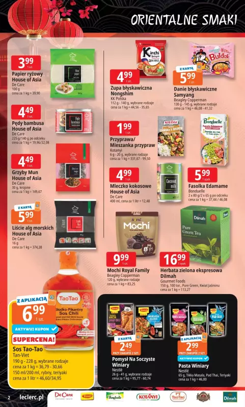 Leclerc - gazetka promocyjna Oferta E.Leclerc od poniedziałku 14.07 do poniedziałku 21.07 - strona 2