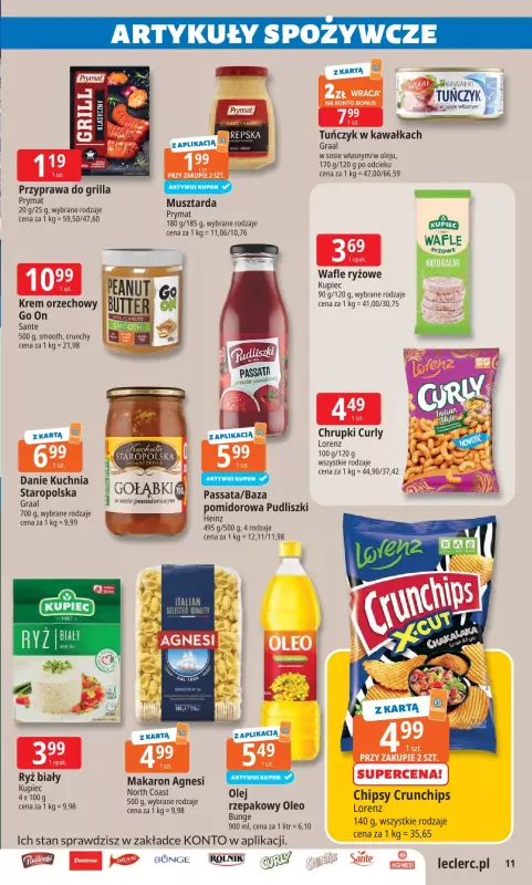 Leclerc - gazetka promocyjna Oferta E.Leclerc od poniedziałku 14.07 do poniedziałku 21.07 - strona 11