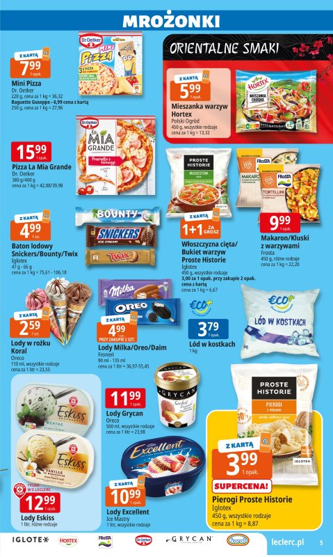Leclerc - gazetka promocyjna Oferta E.Leclerc I Orientalne smaki od poniedziałku 14.07 do poniedziałku 21.07 - strona 5