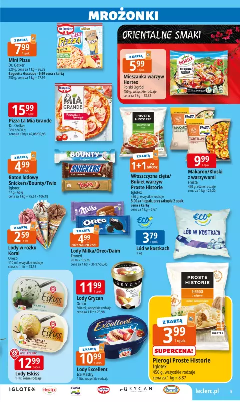 Leclerc - gazetka promocyjna Oferta E.Leclerc I Orientalne smaki od poniedziałku 14.07 do poniedziałku 21.07 - strona 5