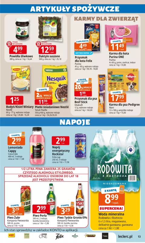 Leclerc - gazetka promocyjna Oferta E.Leclerc I Orientalne smaki od poniedziałku 14.07 do poniedziałku 21.07 - strona 13