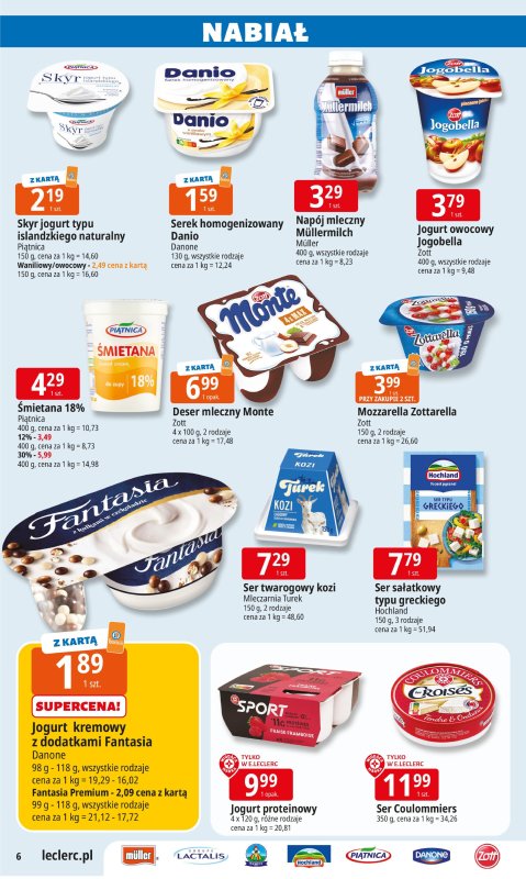 Leclerc - gazetka promocyjna Oferta E.Leclerc I Orientalne smaki od poniedziałku 14.07 do poniedziałku 21.07 - strona 6