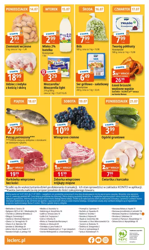 Leclerc - gazetka promocyjna Oferta E.Leclerc I Orientalne smaki od poniedziałku 14.07 do poniedziałku 21.07 - strona 16