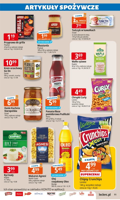 Leclerc - gazetka promocyjna Oferta E.Leclerc I Orientalne smaki od poniedziałku 14.07 do poniedziałku 21.07 - strona 11