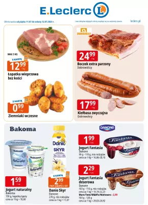 Leclerc - gazetka promocyjna Oferta E.Leclerc od piątku 11.07 do soboty 12.07