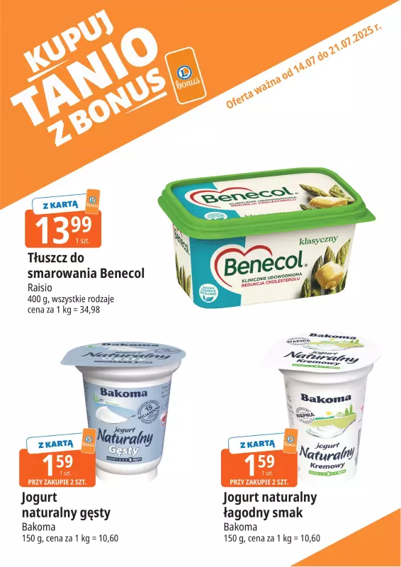 Leclerc - gazetka promocyjna Oferta E.Leclerc I Bonus skanujesz, kasę zyskujesz od poniedziałku 14.07 do poniedziałku 21.07 - strona 8