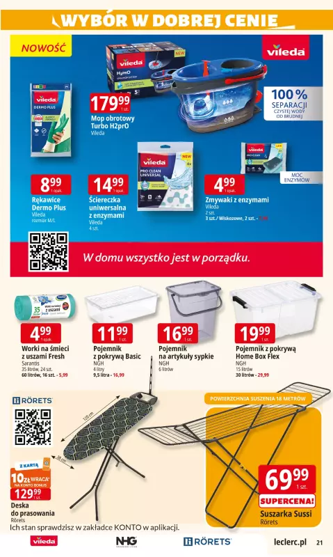 Leclerc - gazetka promocyjna Oferta E.Leclerc I Wybór w dobrej cenie od wtorku 22.07 do soboty 02.08 - strona 21