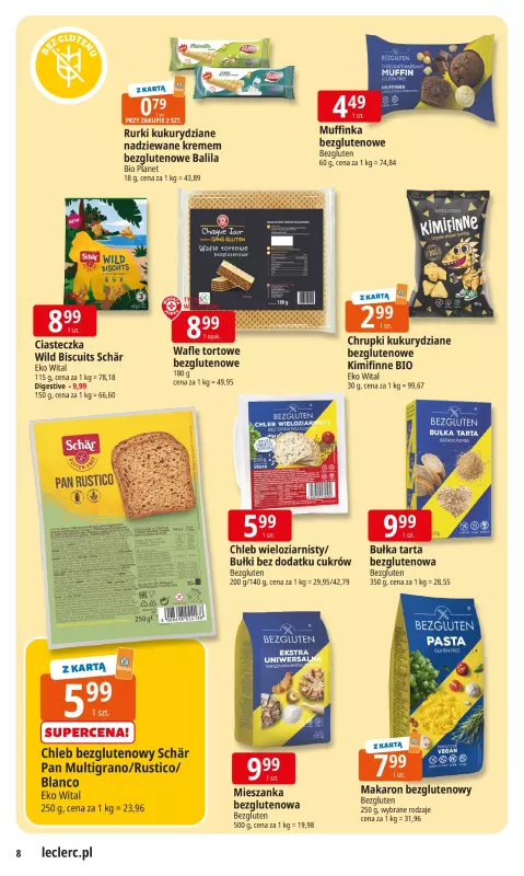 Leclerc - gazetka promocyjna Oferta E.Leclerc I Wybór w dobrej cenie od wtorku 22.07 do soboty 02.08 - strona 8