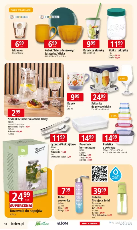 Leclerc - gazetka promocyjna Oferta E.Leclerc I Wybór w dobrej cenie od wtorku 22.07 do soboty 02.08 - strona 18