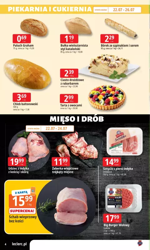 Leclerc - gazetka promocyjna Oferta E.Leclerc I Wybór w dobrej cenie od wtorku 22.07 do soboty 02.08 - strona 4