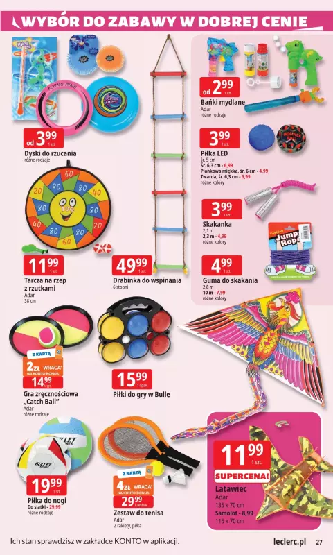 Leclerc - gazetka promocyjna Oferta E.Leclerc I Wybór w dobrej cenie od wtorku 22.07 do soboty 02.08 - strona 27