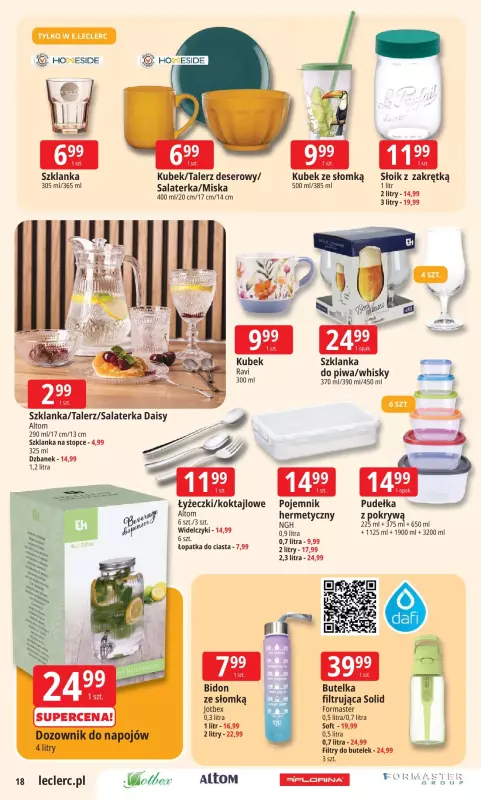 Leclerc - gazetka promocyjna Oferta E.Leclerc I Wybór w dobrej cenie od wtorku 22.07 do soboty 02.08 - strona 18