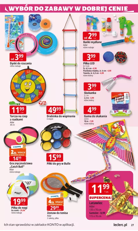 Leclerc - gazetka promocyjna Oferta E.Leclerc I Wybór w dobrej cenie od wtorku 22.07 do soboty 02.08 - strona 27