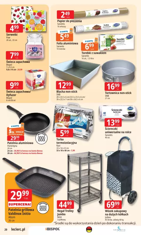 Leclerc - gazetka promocyjna Oferta E.Leclerc I Wybór w dobrej cenie od wtorku 22.07 do soboty 02.08 - strona 20