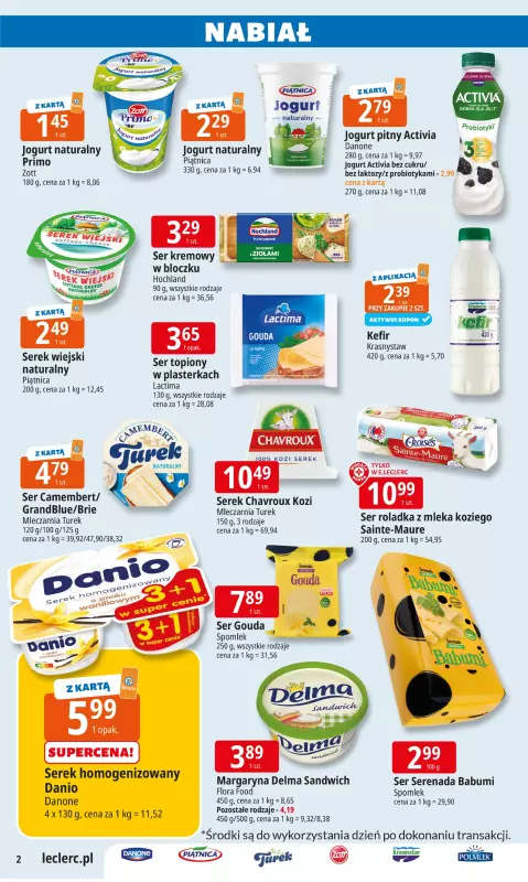 Leclerc - gazetka promocyjna Oferta E.Leclerc I Wybór w dobrej cenie   - strona 2