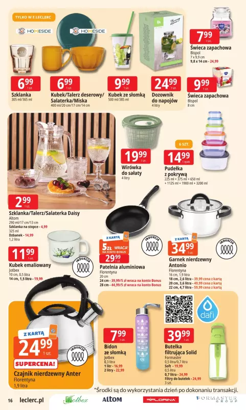 Leclerc - gazetka promocyjna Oferta E.Leclerc I Wybór w dobrej cenie od wtorku 22.07 do soboty 02.08 - strona 16
