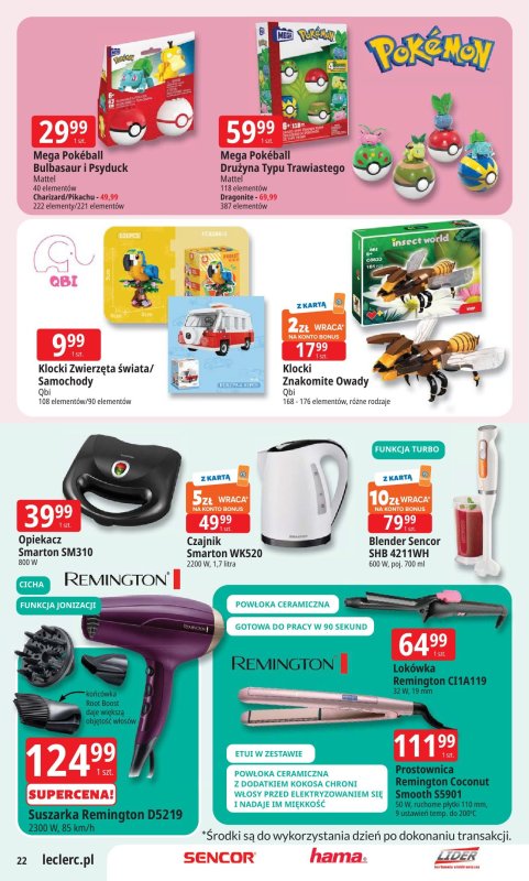 Leclerc - gazetka promocyjna Oferta E.Leclerc I Wybór w dobrej cenie od wtorku 22.07 do soboty 02.08 - strona 22