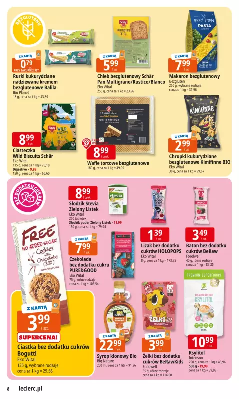 Leclerc - gazetka promocyjna Oferta E.Leclerc I Wybór w dobrej cenie od wtorku 22.07 do soboty 02.08 - strona 8