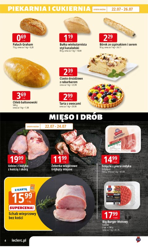 Leclerc - gazetka promocyjna Oferta E.Leclerc I Wybór w dobrej cenie od wtorku 22.07 do soboty 02.08 - strona 4