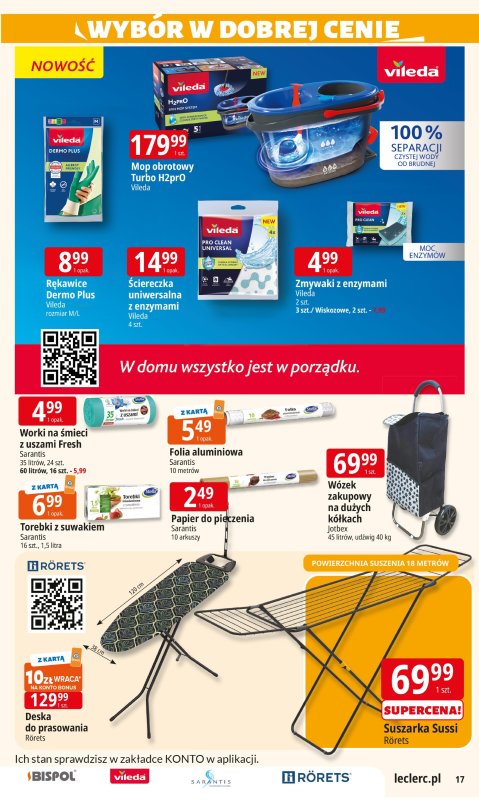 Leclerc - gazetka promocyjna Oferta E.Leclerc I Wybór w dobrej cenie od wtorku 22.07 do soboty 02.08 - strona 17