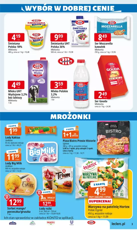 Leclerc - gazetka promocyjna Oferta E.Leclerc I Wybór w dobrej cenie   - strona 3