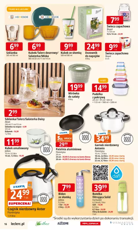 Leclerc - gazetka promocyjna Oferta E.Leclerc I Wybór w dobrej cenie od wtorku 22.07 do soboty 02.08 - strona 16
