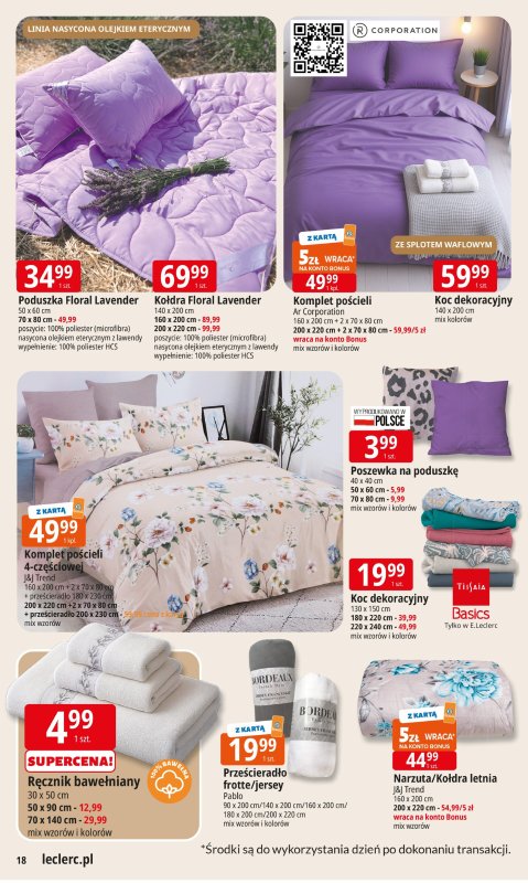 Leclerc - gazetka promocyjna Oferta E.Leclerc I Wybór w dobrej cenie od wtorku 22.07 do soboty 02.08 - strona 18