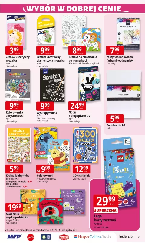 Leclerc - gazetka promocyjna Oferta E.Leclerc I Wybór w dobrej cenie od wtorku 22.07 do soboty 02.08 - strona 21