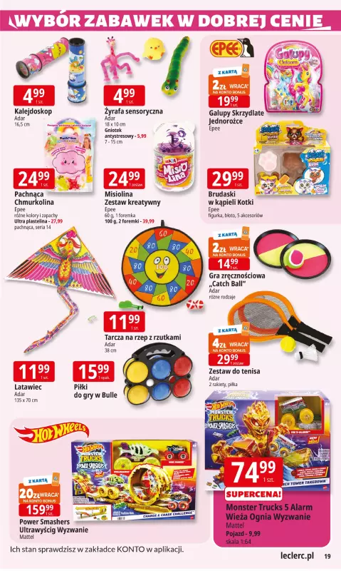 Leclerc - gazetka promocyjna Oferta E.Leclerc I Wybór w dobrej cenie od wtorku 22.07 do soboty 02.08 - strona 19