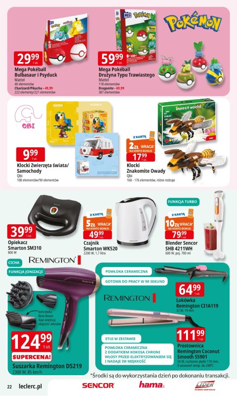 Leclerc - gazetka promocyjna Oferta E.Leclerc I Wybór w dobrej cenie od wtorku 22.07 do soboty 02.08 - strona 22