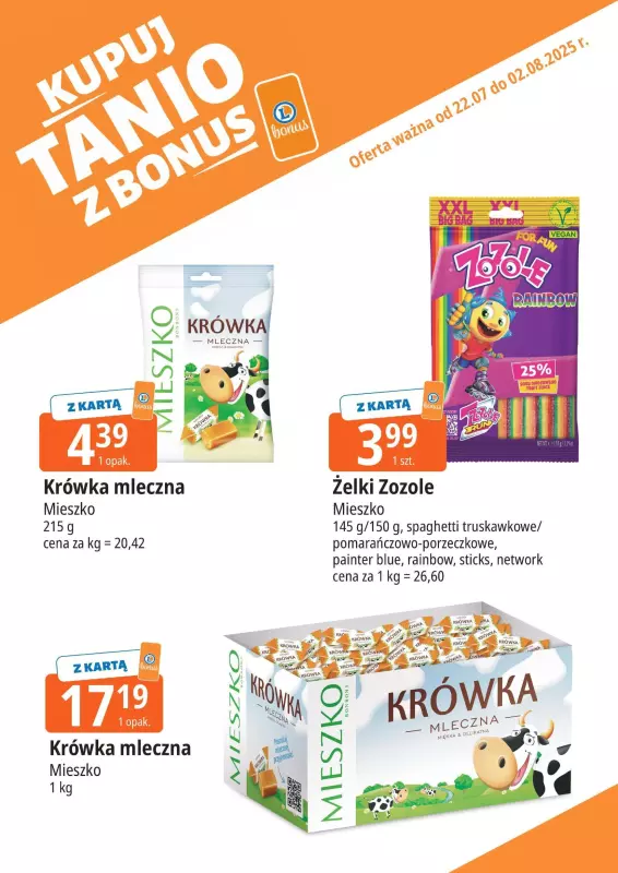 Leclerc - gazetka promocyjna Oferta E.Leclerc I Bonus skanujesz kasę zyskujesz od wtorku 22.07 do soboty 02.08 - strona 8