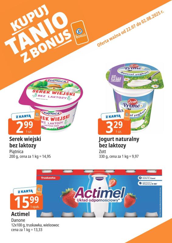 Leclerc - gazetka promocyjna Oferta E.Leclerc I Bonus skanujesz kasę zyskujesz od wtorku 22.07 do soboty 02.08 - strona 5