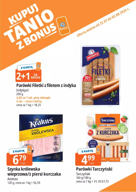 Leclerc - gazetka promocyjna Oferta E.Leclerc I Bonus skanujesz kasę zyskujesz od wtorku 22.07 do soboty 02.08 - strona 8
